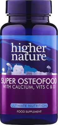 Higher Nature Super Osteofood Supplement for Bone Health 90 veg. caps