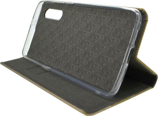 Ancus Magnetic Canvas Book Υφασμάτινο Χρυσό (Xiaomi Mi 9)
