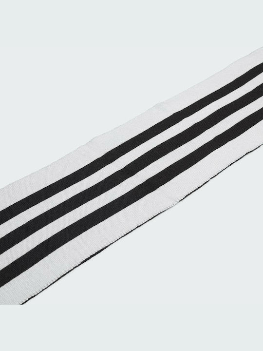 3-Stripes Ανδρικό Κασκόλ Λευκό / Μαύρο