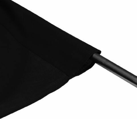 Linkstar Cloth Photography Backdrop Fabric 290x500cm Black Washable