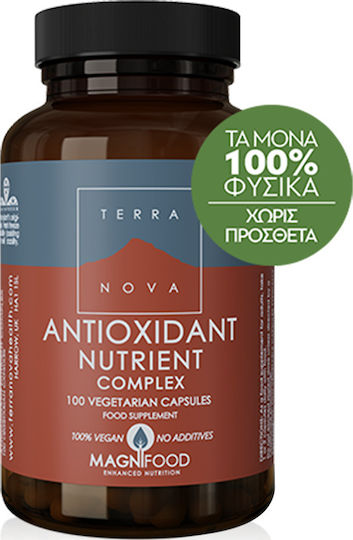 TerraNova Antioxidantien Nährstoffkomplex Besonderes Nahrungsergänzungsmittel 100 Pflanzliche Kräuterkapseln