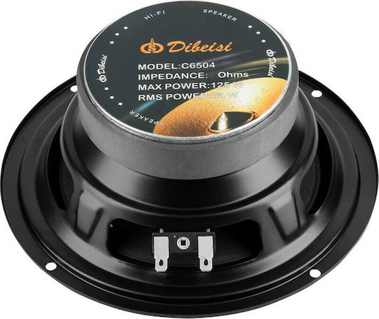 Dibeisi C6504-8 Ηχείο Αυτοκινήτου 6.5" με 65W RMS (Midrange) Τεμάχιο Ηχείο 6,5" 8 Ohm, 90dB