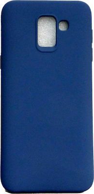 Forcell Forcell Soft Silicone Back Cover Blue (Galaxy A6 2018)