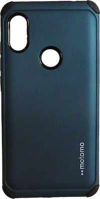 Motomo Tough Armor Synthetic Back Cover Durable Blue (Huawei P Smart 2019)