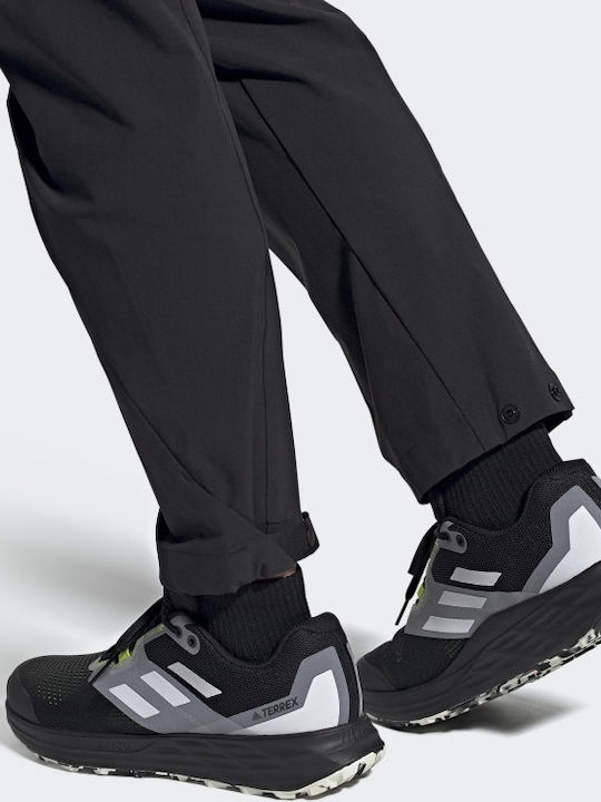 Terrex Two Flow Bărbați Pantofi sport Trail Running Core Black / Crystal White / Solar Yellow
