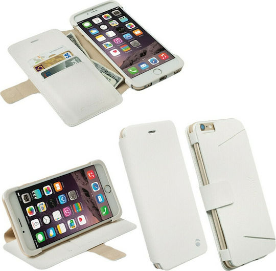 Krusell Krusell Malmo Book Synthetic Leather White for iPhone 6/6s Plus