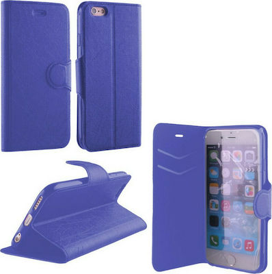 Volte-Tel 5.5" Line Leather-tpu Buchen Sie Synthetisches Leder Blau (iPhone 6/6s Plus) 8134579