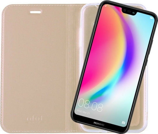 Idol 1991 Prime Magnet Book Piele artificială Auriu (Huawei P20 Lite)