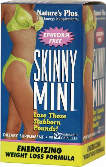 Nature's Plus Skinny Mini Ειδικό Συμπλήρωμα Διατροφής 90 φυτικές κάψουλες