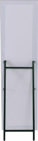 Woodwell Огледало на пода с Кафява Дървена Рамка 148x39см