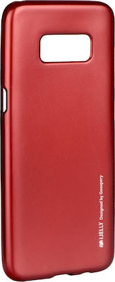 Mercury iJelly Silicone Back Cover Red (Galaxy S8)