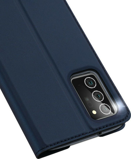 Dux Ducis Skin Pro Wallet Piele artificială Albastru marin (Galaxy Note 20)