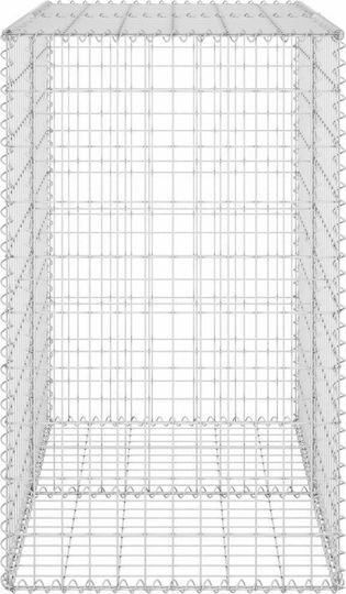 vidaXL Wall Garden Fencing Material with Covers 1pcs Silver
