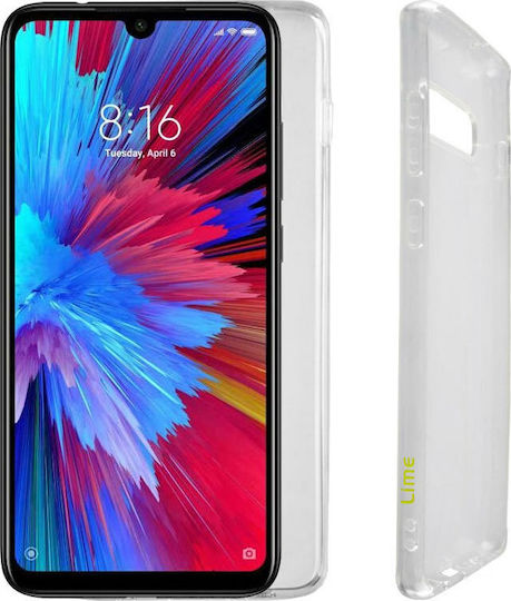 Umschlag Rückseite Silikon Transparent (Redmi 7)