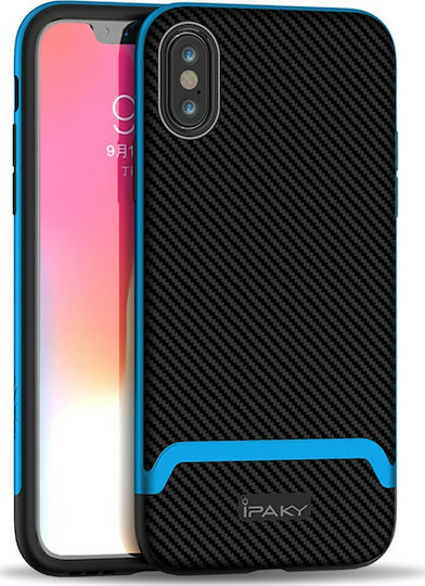 iPaky Back Cover Σιλικόνης Μαύρο (iPhone XS Max)