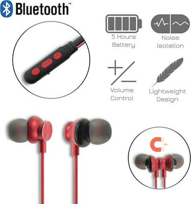 M8 In-Ear Bluetooth Freisprecheinrichtung Kopfhörer mit Schweißbeständigkeit Rot