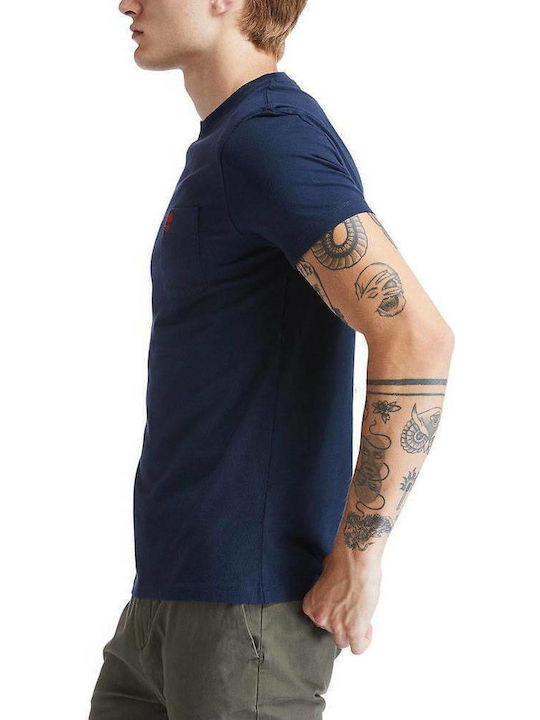 Dunstan River T-shirt Navy Μπλε