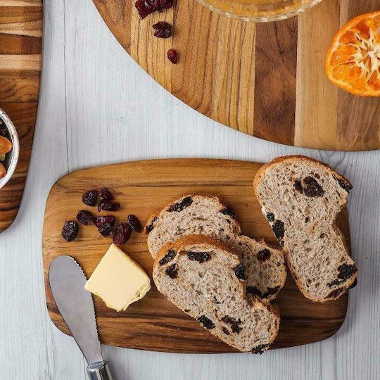 TeakHaus Rectangular Wooden Chopping Board Brown 35.5x24.1cm
