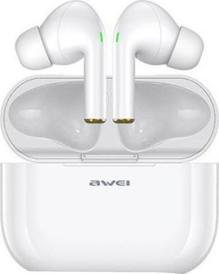Awei T29 In-ear Bluetooth Handsfree Earphones with Sweat Resistance and Charging Case White