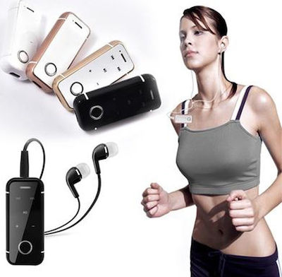 i6S Earbud Bluetooth Handsfree Earphone Lapel Black