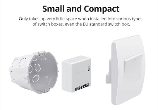 Sonoff MINIR2 Интелигентен Превключвател Wi-Fi 10A