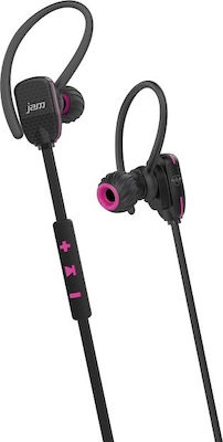 Jam Transit Micro In-ear Bluetooth Handsfree Ακουστικά με Αντοχή στον Ιδρώτα Ροζ