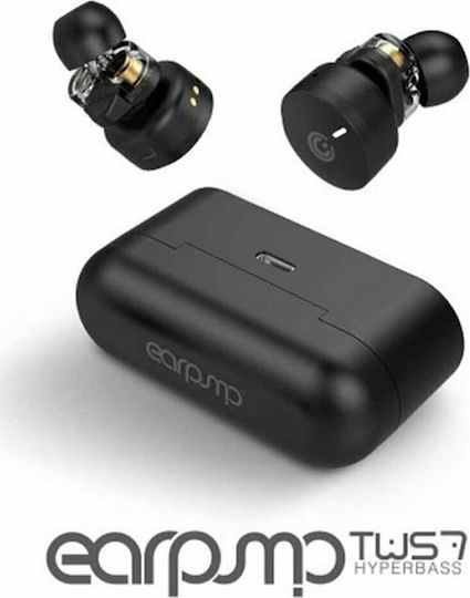 Sonic Gear TWS 7 Hyperbass In-ear Bluetooth Handsfree Căști cu Carcasă de Încărcare Negru