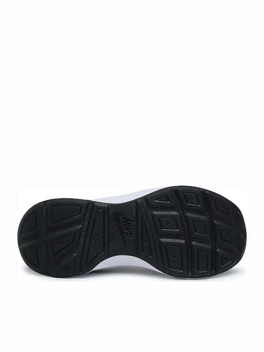 Wearallday PS Kids Sports Shoes Running with Hoop & Loop Closure Black / White