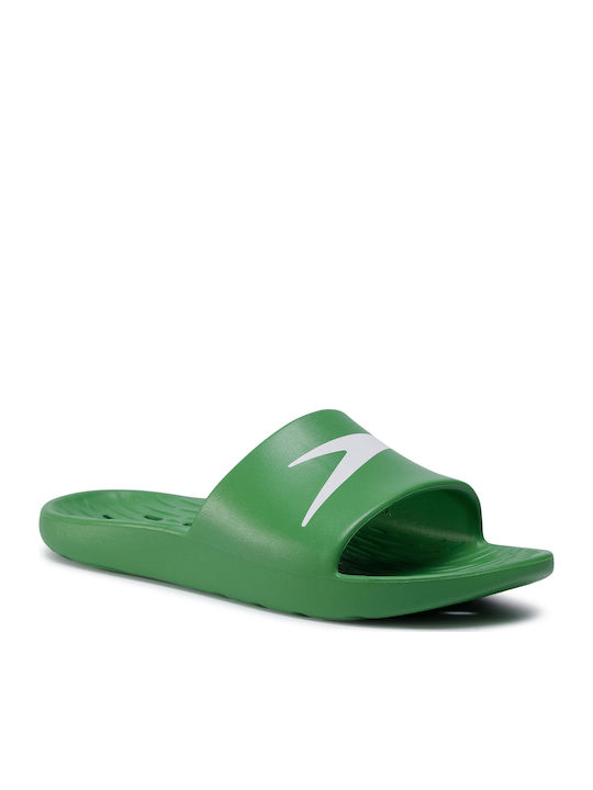 Speedo Men's Slides Green