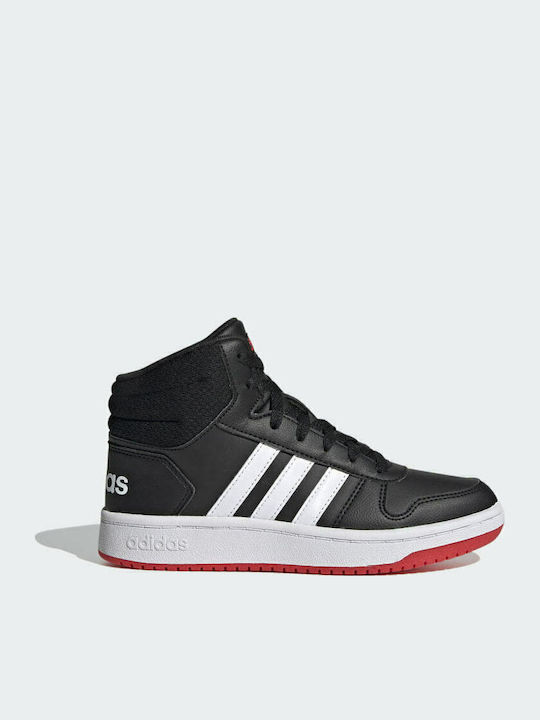Hoops Hoops 2 Kids Sports Shoes Basketball with Laces Core Black / Cloud White / Vivid Red