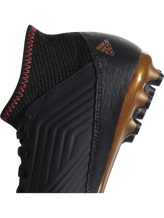 Predator 18.3 AG AG Παιδικά Ποδοσφαιρικά Παπούτσια με Τάπες Μαύρα
