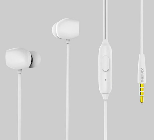 Remax RM-550 In-ear Handsfree Headphones with Connector 3.5mm White