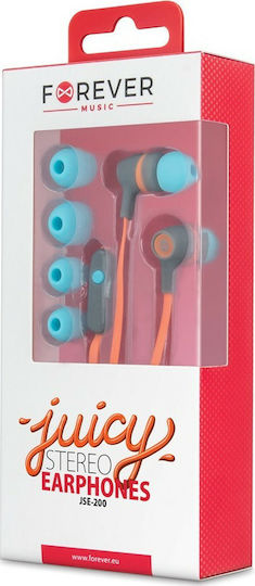 Forever JSE-200 In-ear Handsfree with 3.5mm Connector Orange