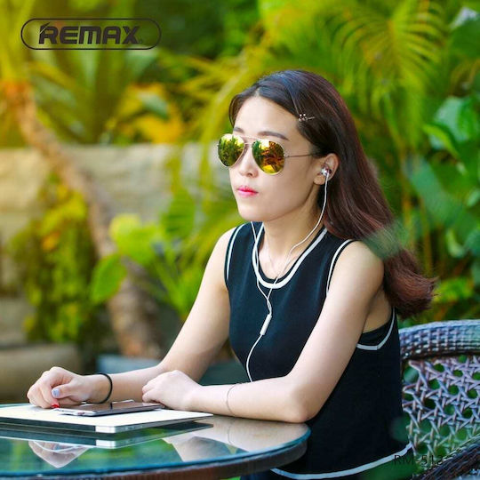 Remax RM-512 In-ear Handsfree με Βύσμα 3.5mm Ασημί