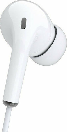 Dudao X14 In-ear Handsfree με Βύσμα 3.5mm Λευκό