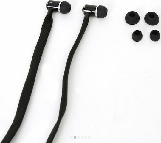 Omega Freestyle Shoelace FH2112 In-ear Handsfree με Βύσμα 3.5mm Μαύρο