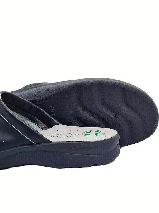 Mini Max Din piele Anatomici Sabot Albastre