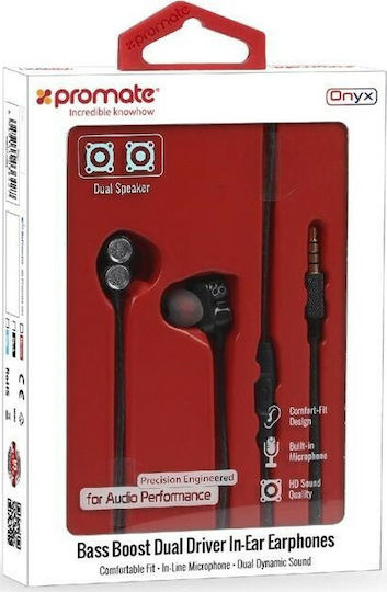 Promate Onyx Безжични Стерео с жак 3.5mm Черен