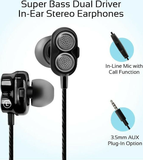 Promate Onyx Безжични Стерео с жак 3.5mm Черен