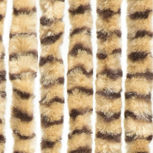 vidaXL Perdea ușă Beige-Brown 90x220cm 325449