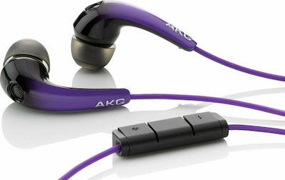 AKG K328 In-ear Handsfree with 3.5mm Connector Purple