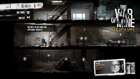 This War of Mine The Little Ones PS4 Spiel