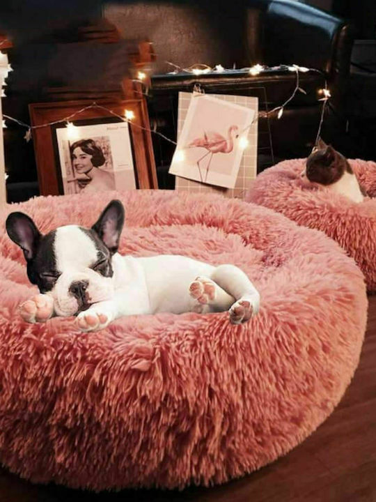 Forcats No3 Donut Dog Bed Pink 70x70cm.