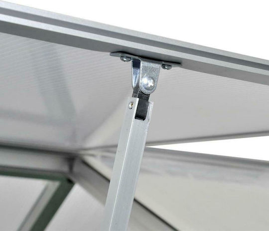 vidaXL 41317 Greenhouse House Type with Aluminum Frame 2.42x1.9x1.95m