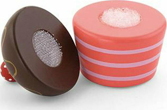 Viga Toys Wooden Cup Cake from Wood for 2+ Years 4 pcs