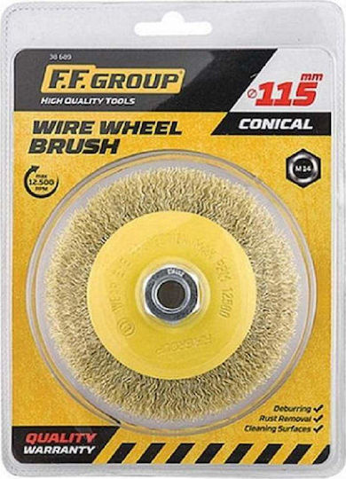 F.F. Group Angle Wheel Wire Brush 115mm Μ14 38689