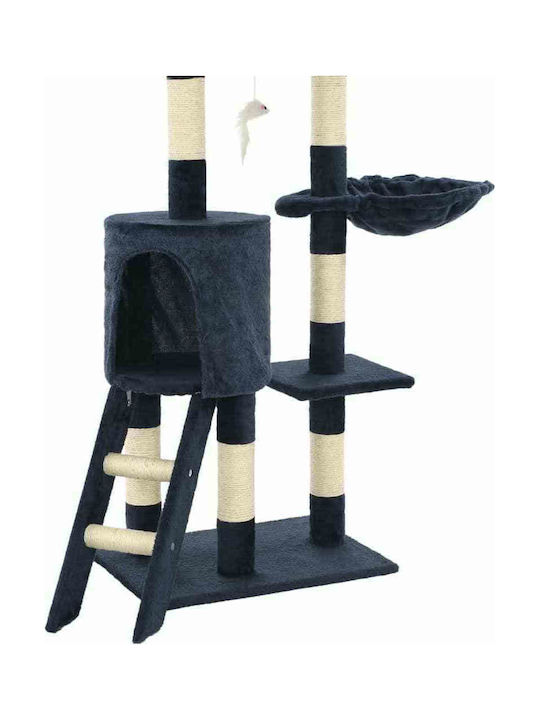 vidaXL Scratching Post Cat Trees Blue 5 levels 49x35x138cm