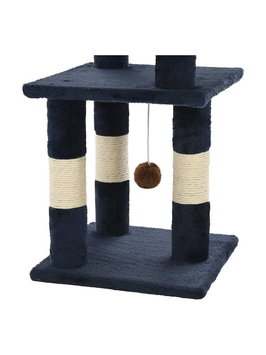 vidaXL Scratching Post Cat Trees Blue 3 levels 30x30x65cm