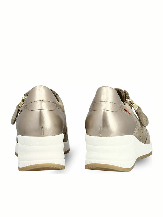 Γυναικεία Ανατομικά Sneakers Μπεζ