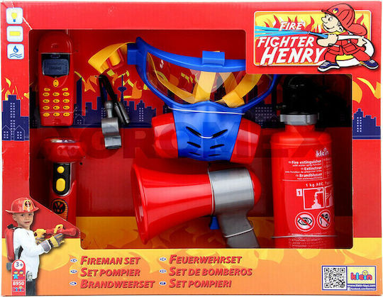 Klein Role Play Toy Fireman Set for 3+ Years Old 7pcs